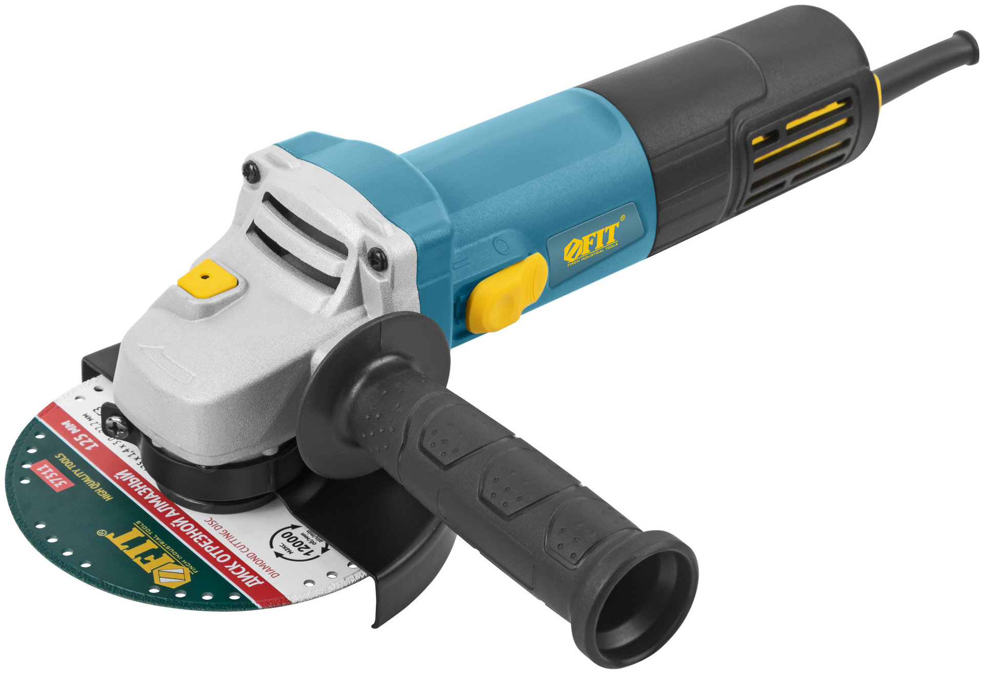 Шлифмашина Угловая 800 Вт; 11000 об/мин; КлК 125 мм; коробка (80266)