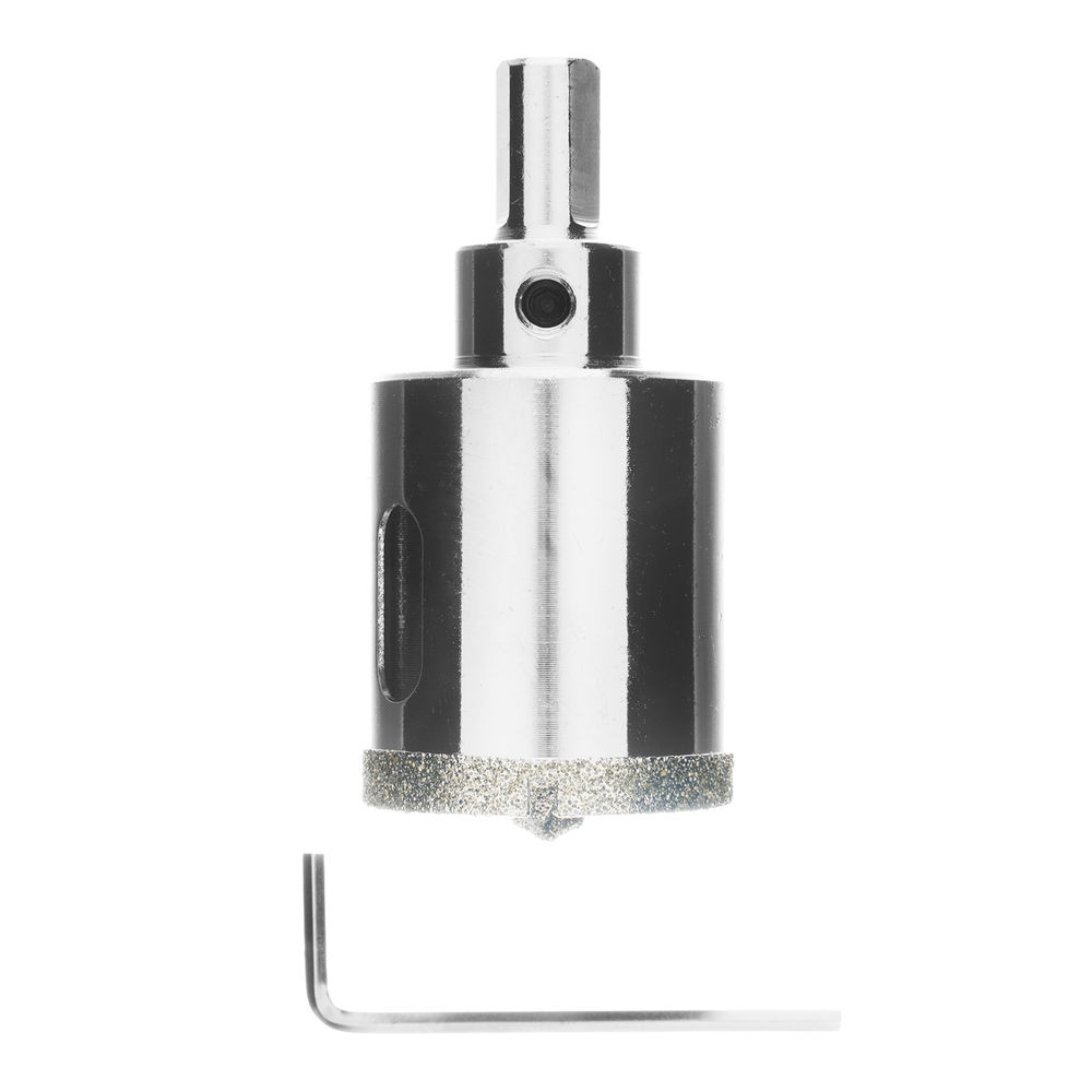 Сверло алмазное по керамограниту, 35 х 67 мм, трехгранный хвостовик Matrix (726353)