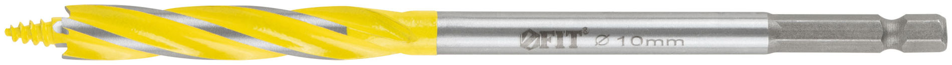 Сверло по дереву 4-х спиральное Х-тип Профи 10х165 мм (36211)
