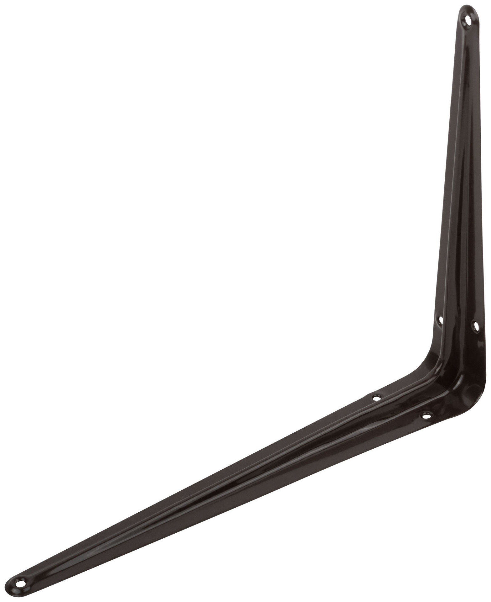 Уголок-кронштейн коричневый 200х250 мм (0,8 мм) (66053)