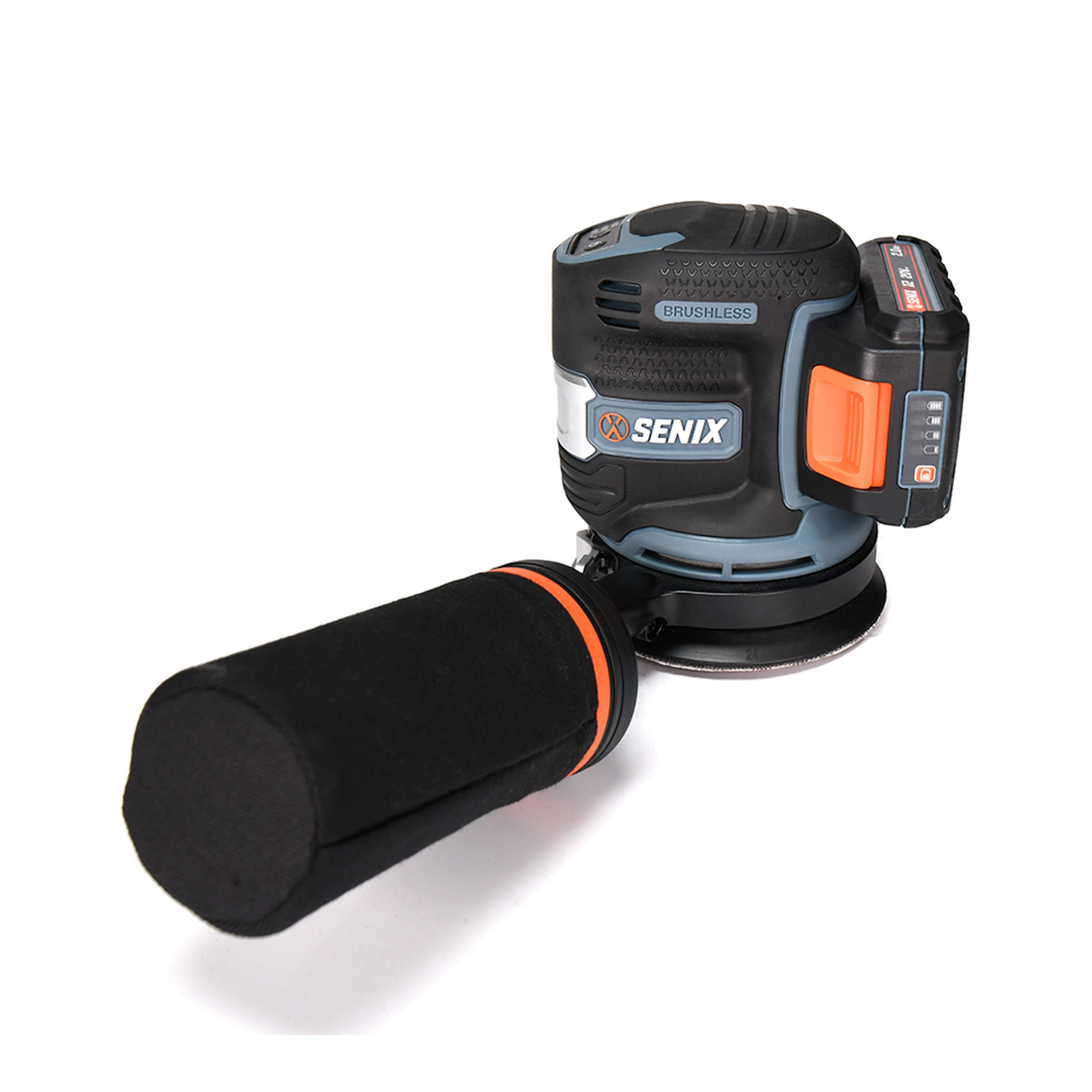 Орбитальная (эксцентриковая) шлифмашина, бесщ.дв., 125 мм, с 1 АКБ, 1 ЗУ X2 20В