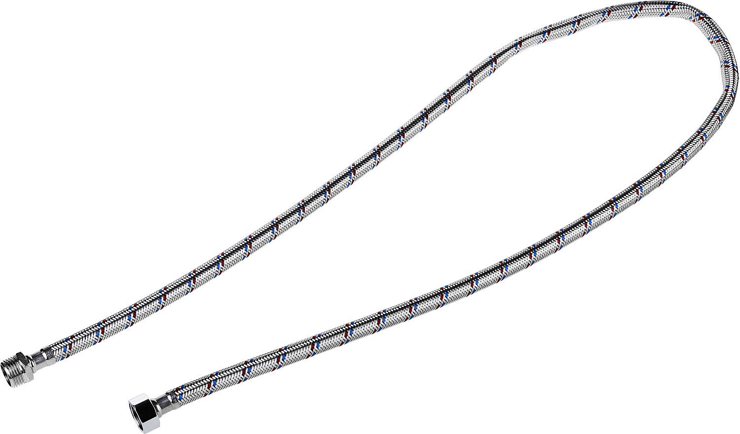 ЗУБР 1/2?, 1.2 м, гайка-штуцер, гибкая подводка для воды (51005-G/S-120)