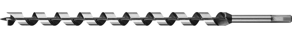 Сверло левиса по дереву 22?450/360 мм шестигранный хвостовик ЗУБР 2948-450-22