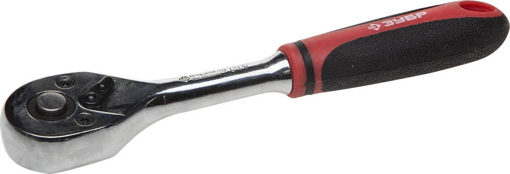 Трещотка для торцовых головок 3/8 72 зубца ЗУБР 27736-3/8