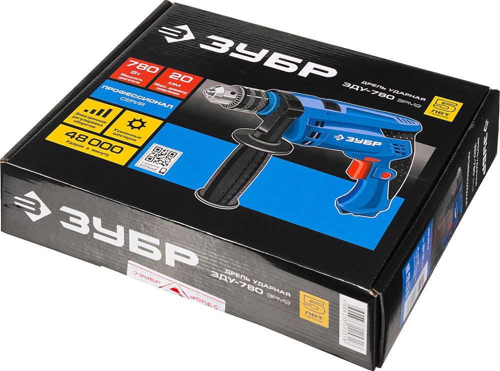 Дрель ударная 780 Вт 13 мм Профессионал ЗУБР ЗДУ-780 ЭРМ2