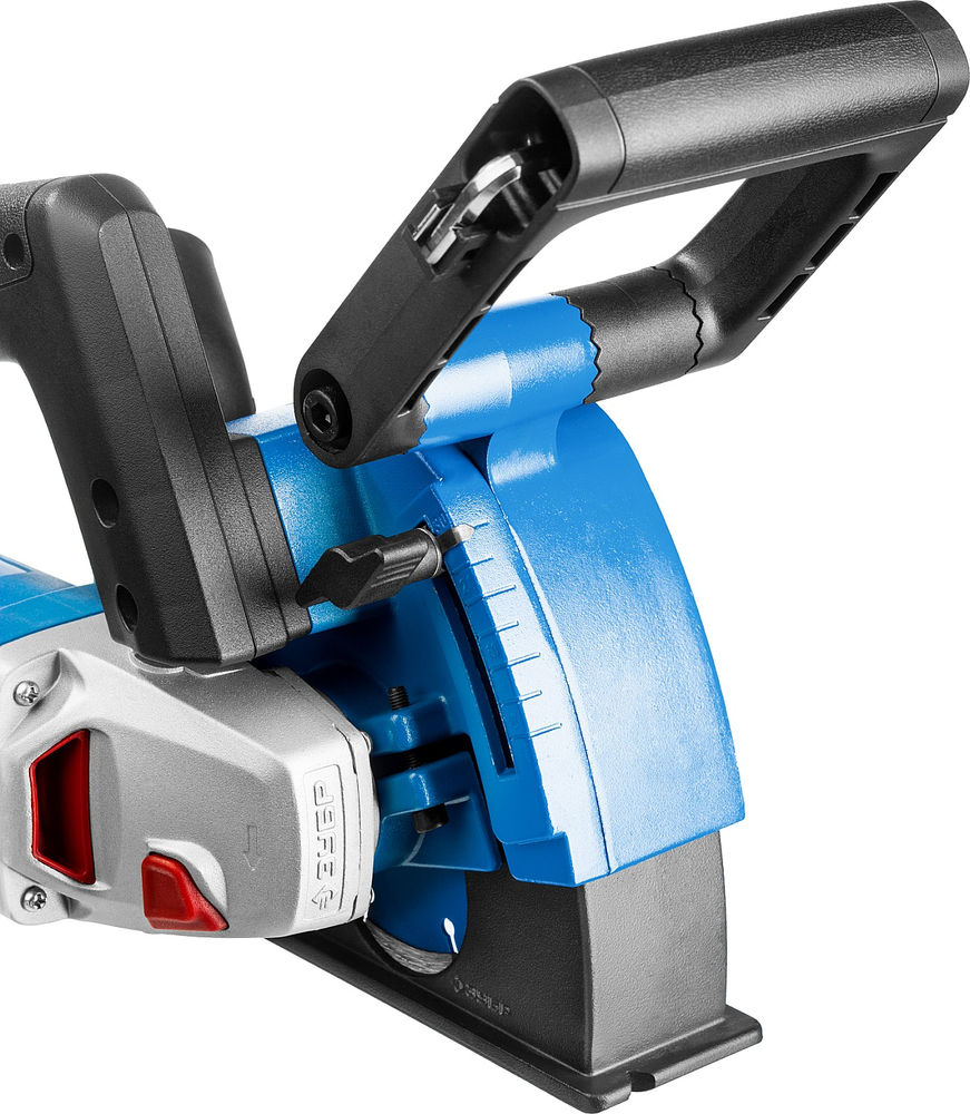 Штроборез (бороздодел) d 125 мм, 1400 Вт, ширина 30 мм, кейс ЗУБР Профессионал ЗШ-П30-1400 ПСТК