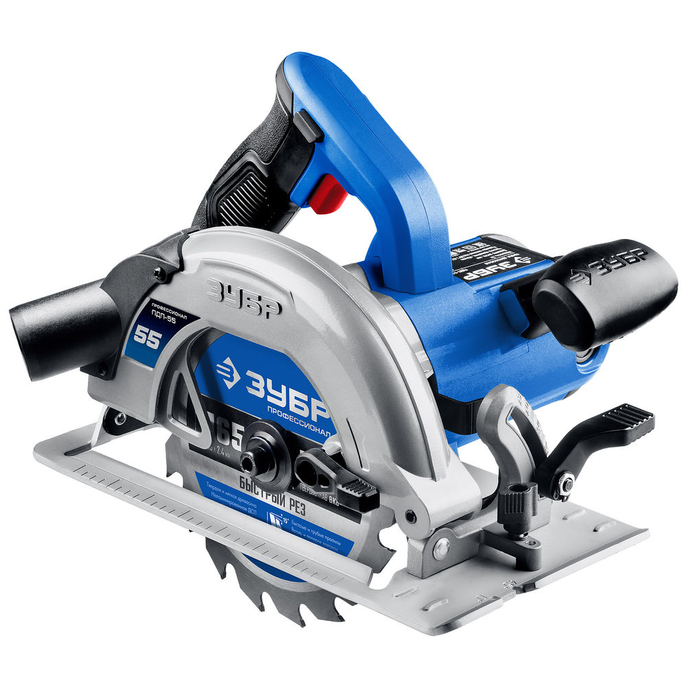 Пила циркулярная (дисковая) d 165 мм 1300 Вт Профессионал ЗУБР ПДП-55