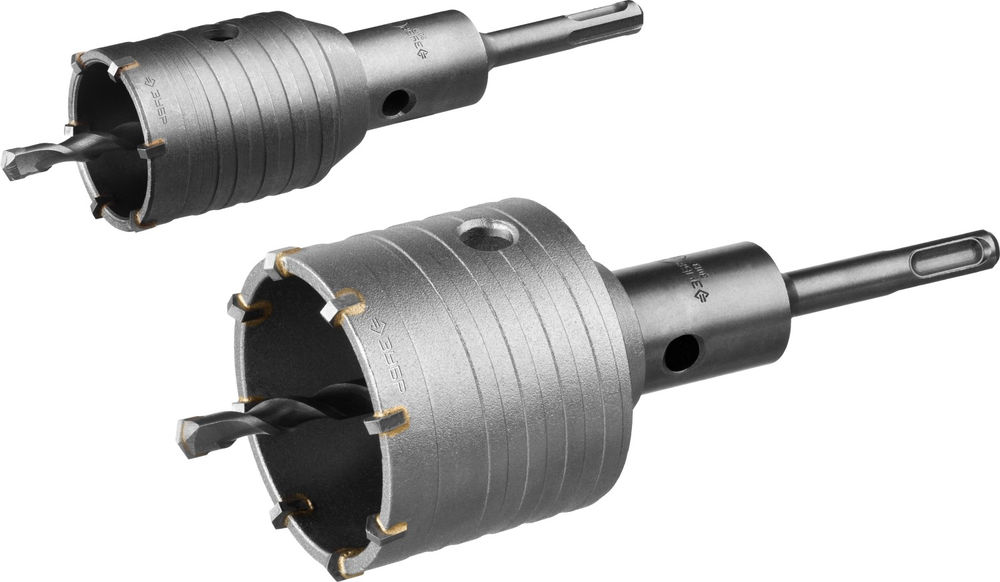 Набор коронок по бетону с оснасткой d 50, 68 мм, Alu-кейс ЗУБР Профессионал 29185-H2-1