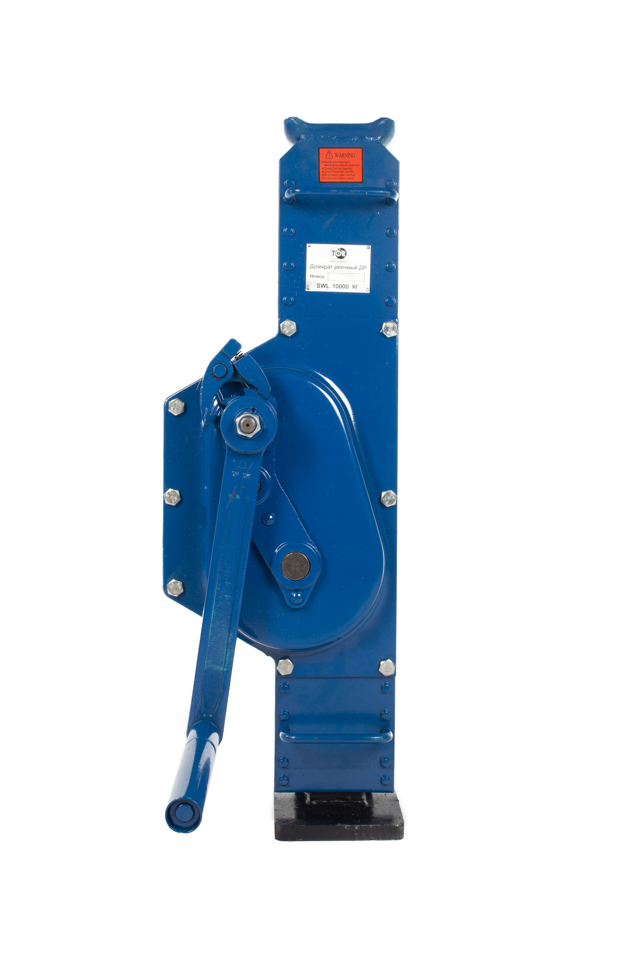 Домкрат реечный TOR ДРН 5000 5 т с низким подхватом и обрезиненной ручкой (1025452)