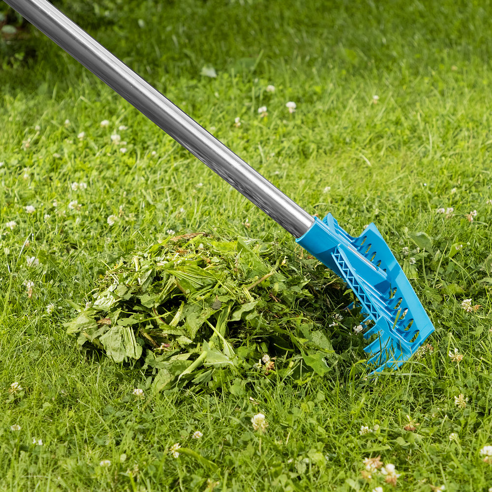 Грабли пластиковые, 400 мм, 12 прямых зубьев, усиленные, Luxe, Palisad (61732)