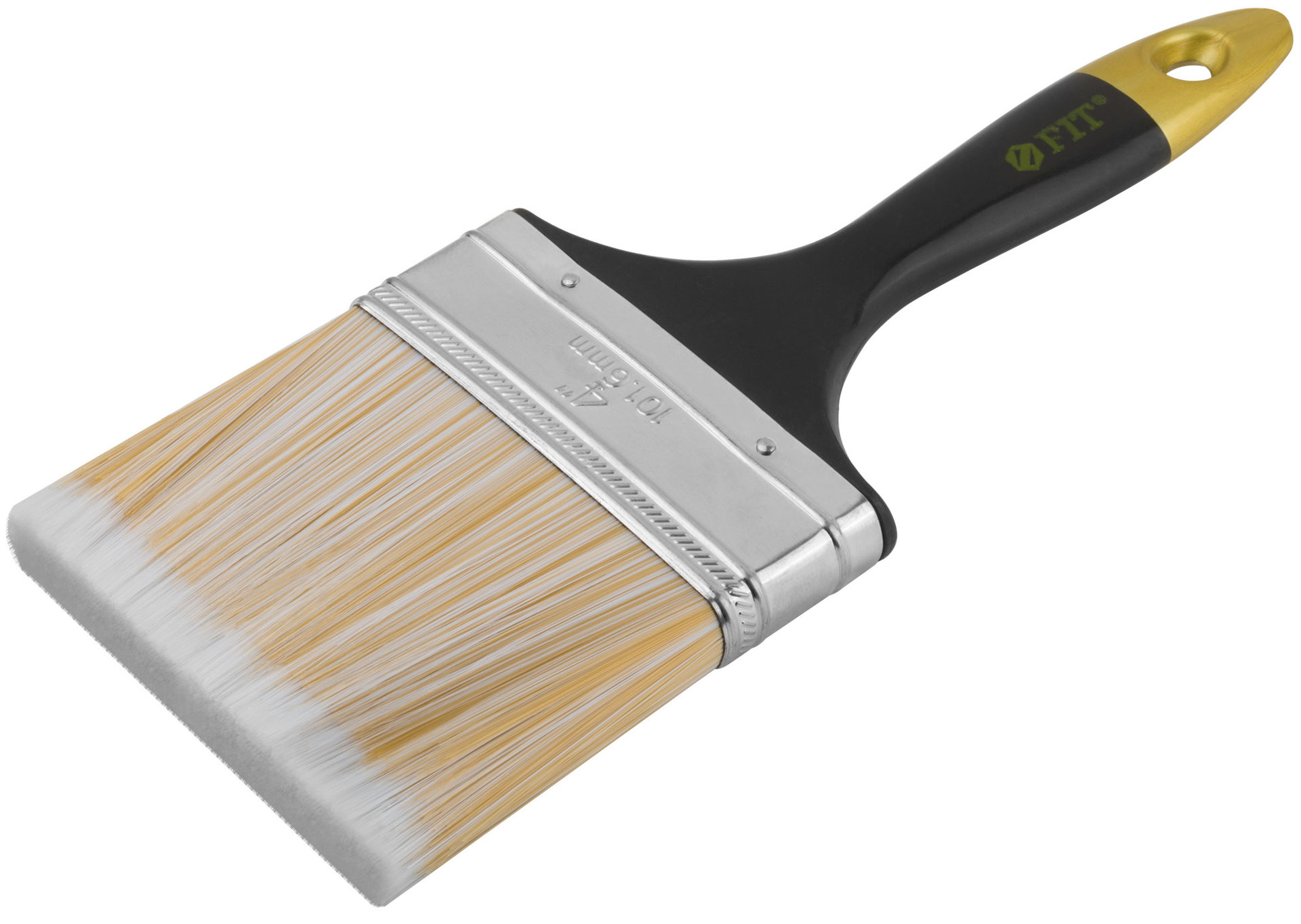 Кисть флейцевая Лайн, искусственная щетина, пластиковая ручка 4 (100 мм) (01178)