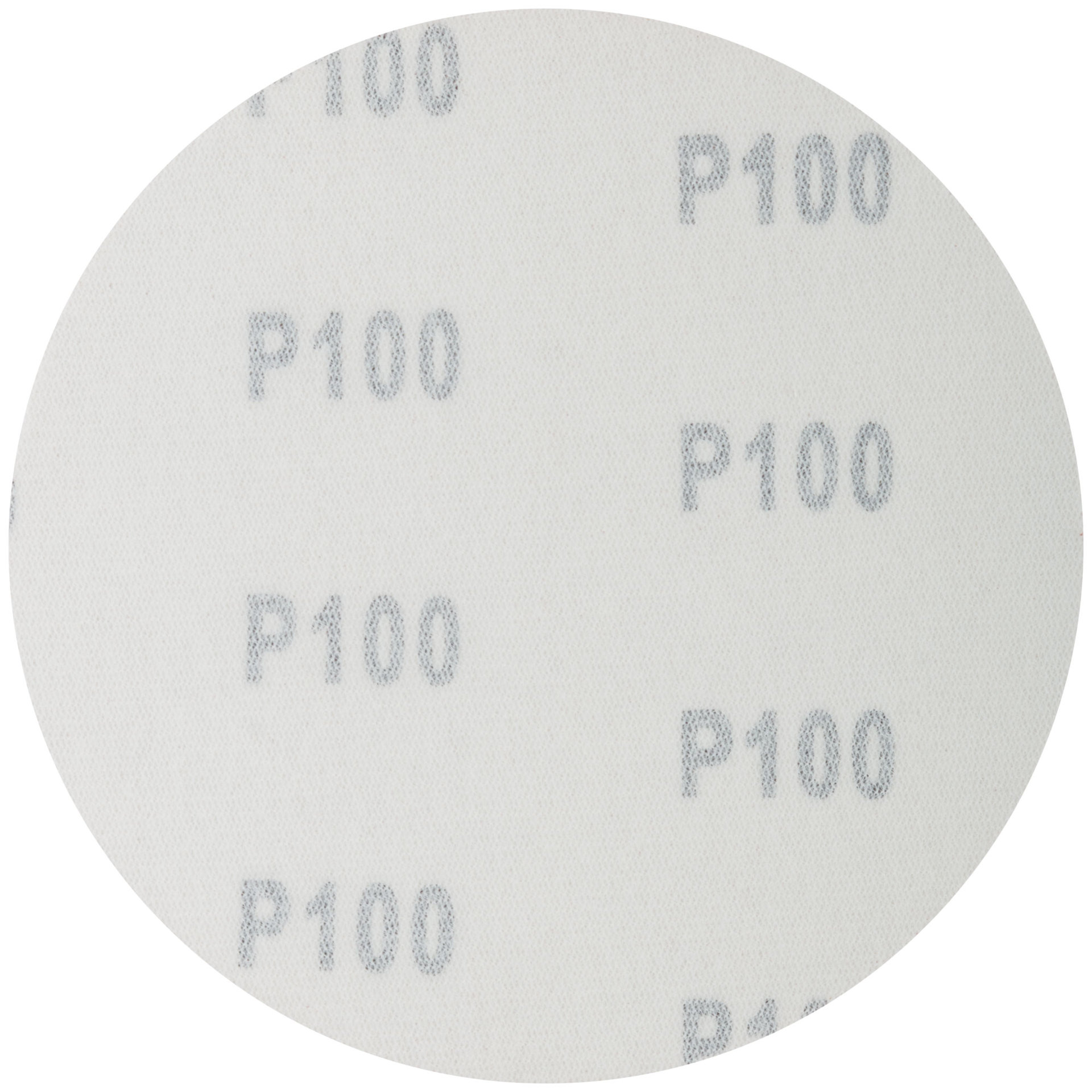 Круги шлифовальные сплошные (липучка), алюминий-оксидные, 125 мм, 5 шт. Р 100 (39655)