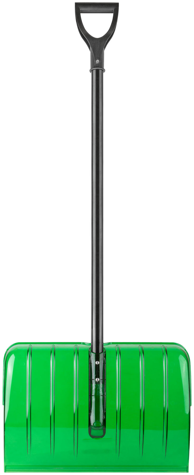 Лопата для уборки снега Профи поликарбонатная, алюминиевый черенок, большая 520х375х1350 мм (68115)