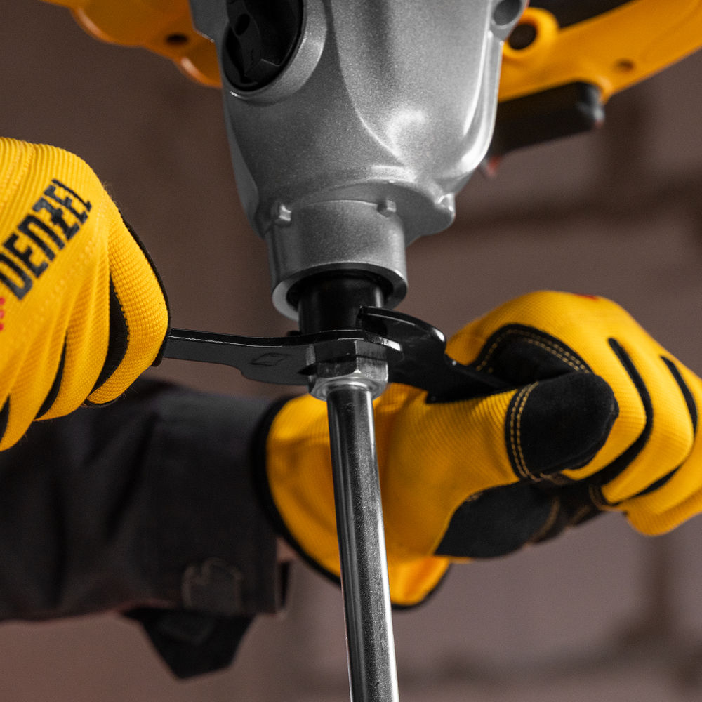 Миксер строительный EM-1-1220, 1220 Вт, 0-480/0-800 об/мин Denzel (27903)