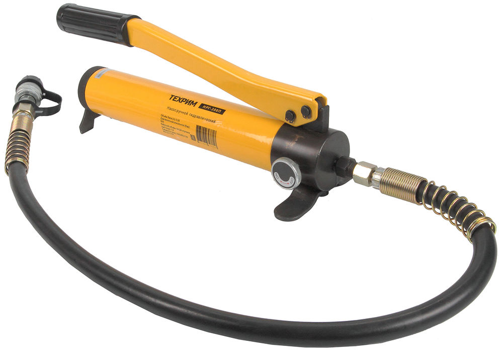 Насос ручной гидравлический НРГ-390П; 600 бар; 0,39 л, боковой подвод, ТЕХРИМ, 811005-1