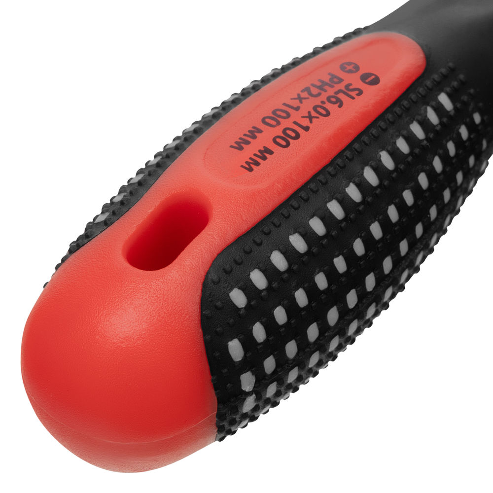Отвертка комбинированная Fusion SL6/PH2 мм, CrV, трехкомпонентная рукоятка Anti slip Matrix
