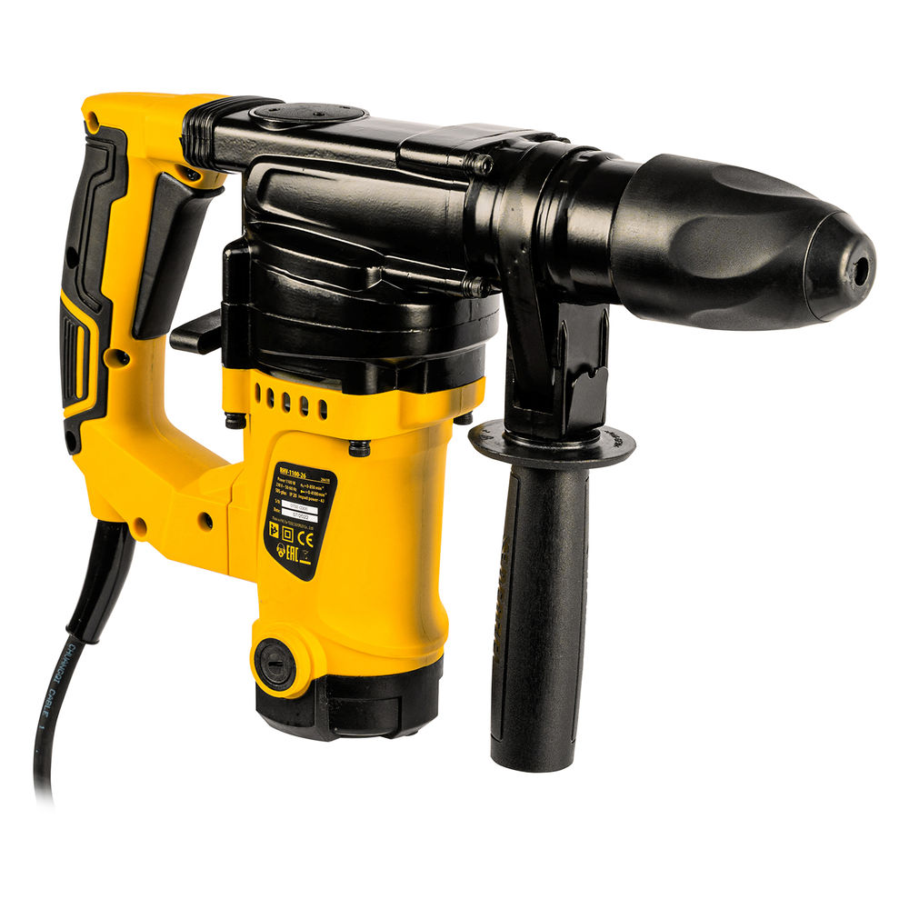 Перфоратор электрический RHV-1100-26, SDS-plus, 1100 Вт, 4 Дж, 3 режима Denzel (26610)