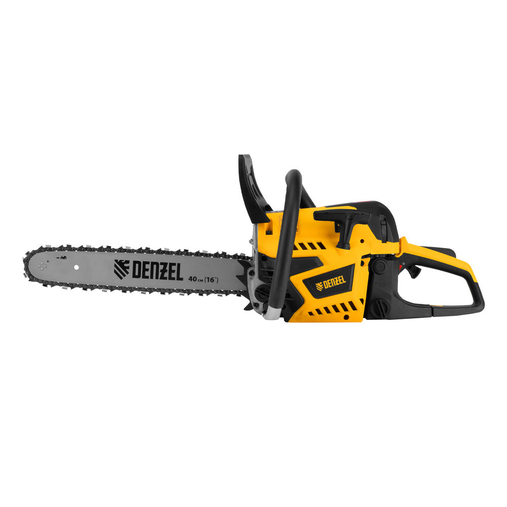 Пила цепная бензиновая DS-4516, шина 40 см, 45 см3, 2,5 л.с, шаг 0,325, паз 1,5 мм, 64 звена Denzel (95236)