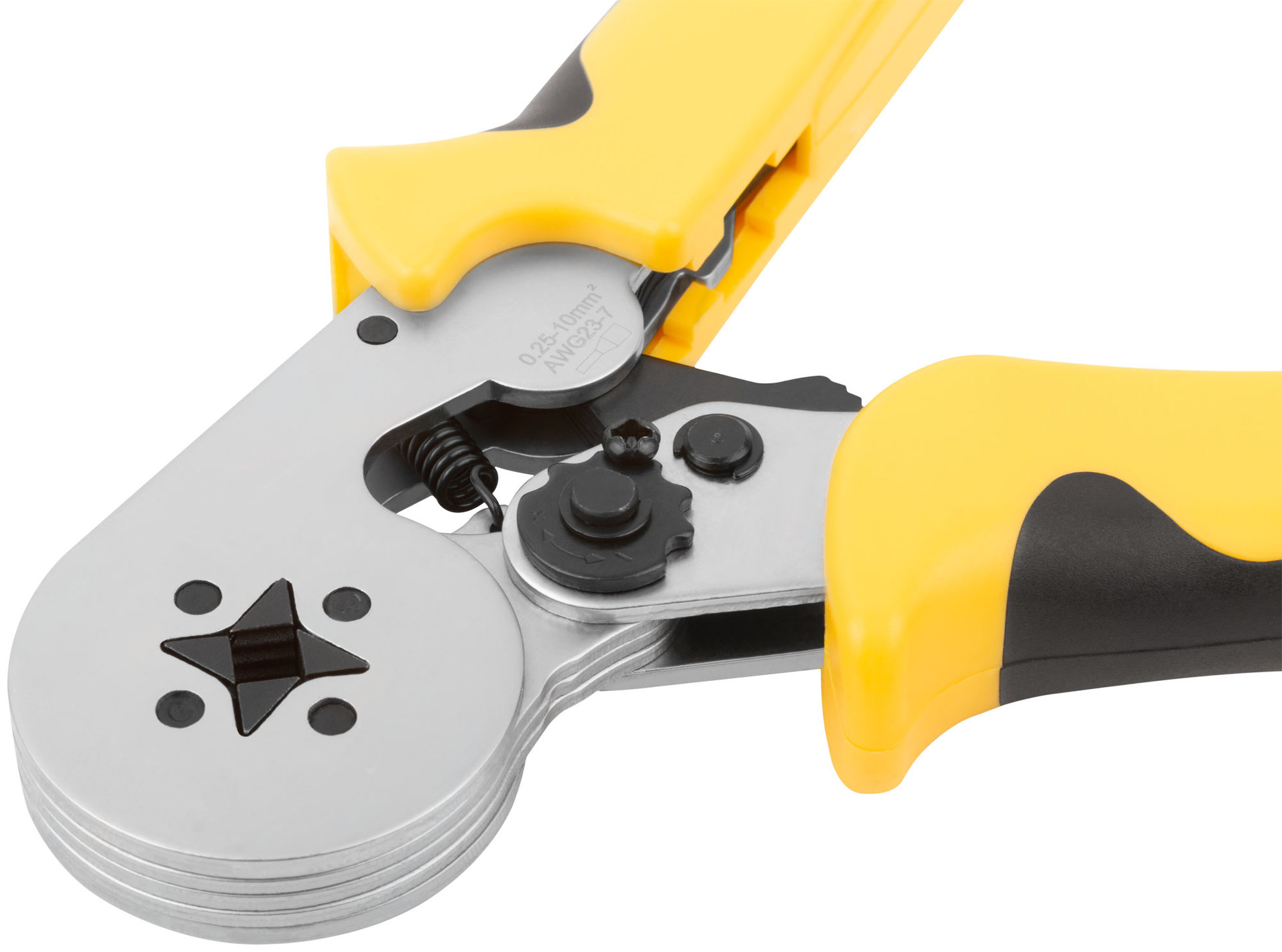 Пресс-клещи для обжима втулочных наконечников 0,25-10 мм, прорезиненные ручки 175 мм (60072)