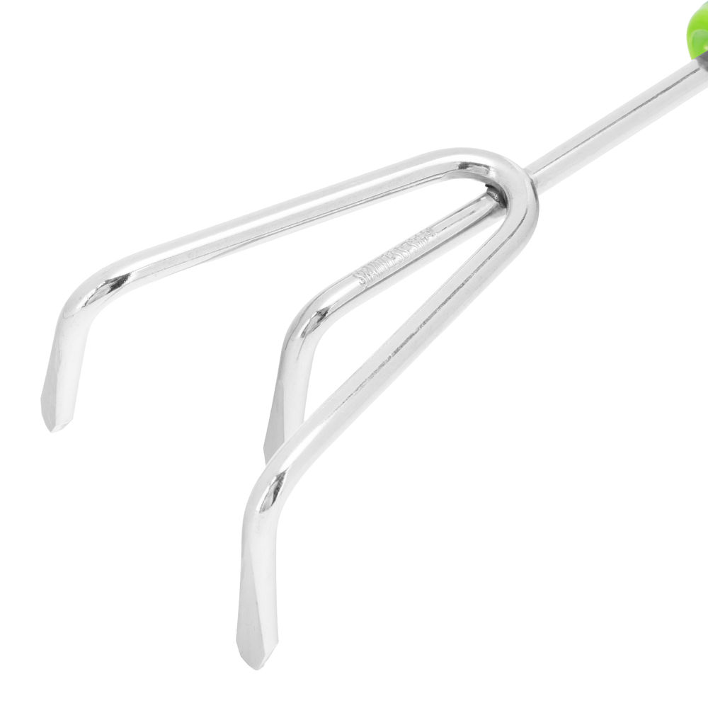 Рыхлитель 3 - зубый, 80 х 310 мм, нержавеющая сталь, двухкомпонентная рукоятка, Premium Plus, Palisad (62054)