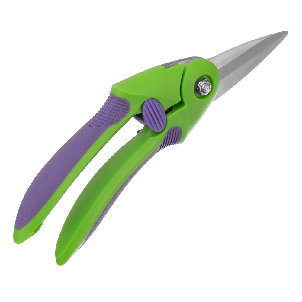 Секатор цветочный, 220 мм, двухкомпонентные рукоятки, Palisad (60487)