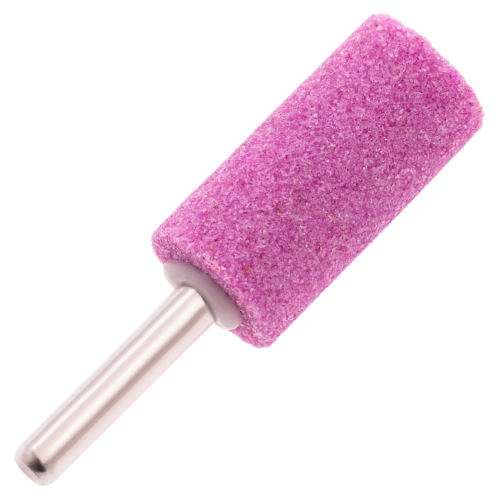 Шарошка абразивная, цилиндр удлиненный, 19 x 38 x 6 мм, F46, 3 шт Matrix (76007)