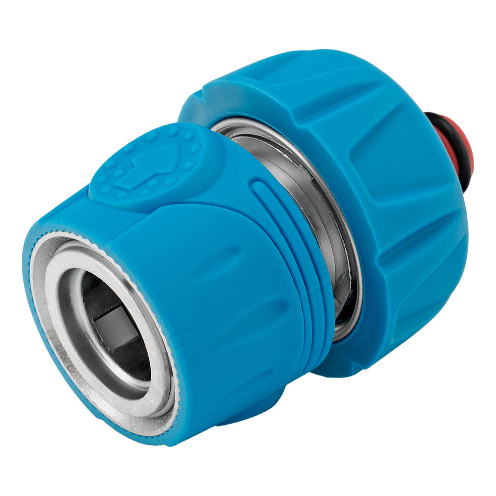 Соединитель быстросъемный 3/4, аквастоп, алюминий, TPR, LUXE Palisad (65837)