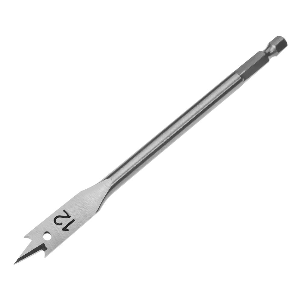 Сверло по дереву перовое, 12 мм, шестигранный хвостовик Matrix