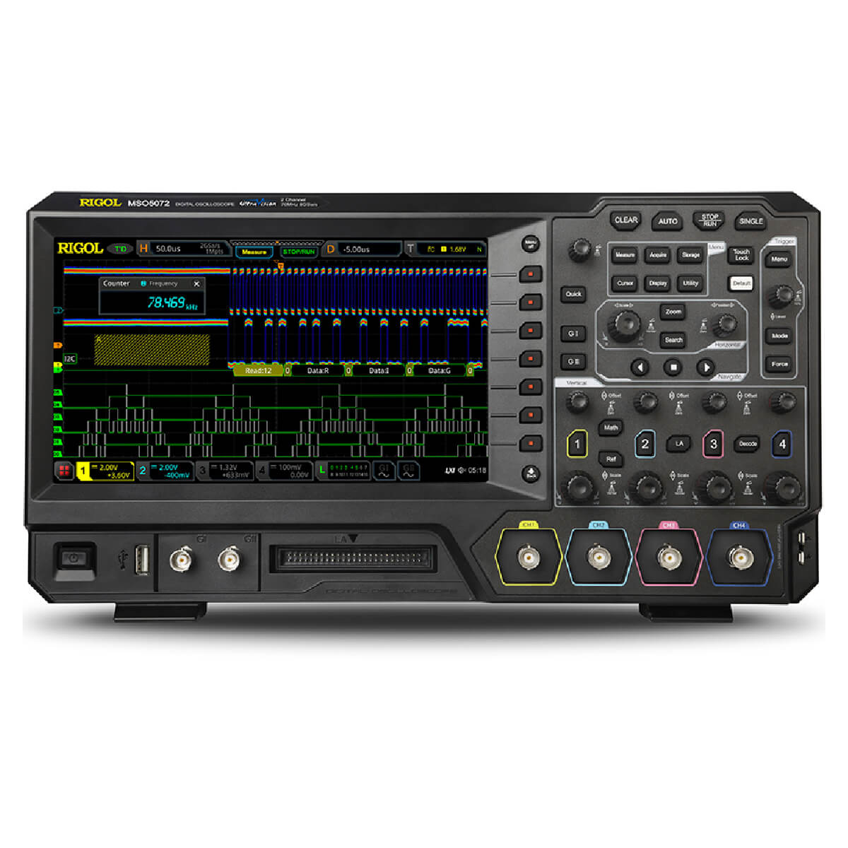 Цифровой осциллограф RIGOL MSO5072