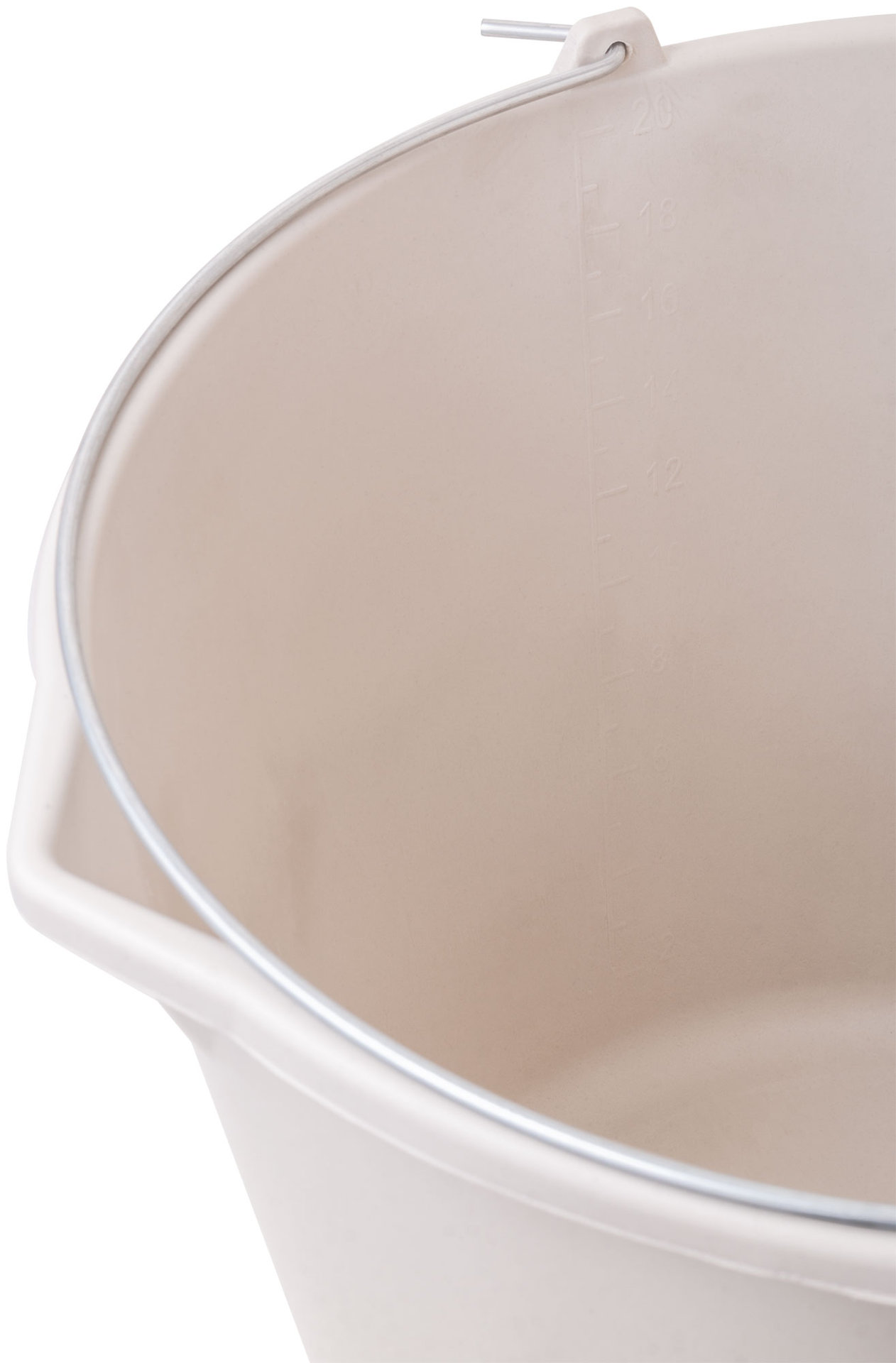 Ведро строительное пластиковое эластичное для перемешивания раствора с носиком 20 л (04084)