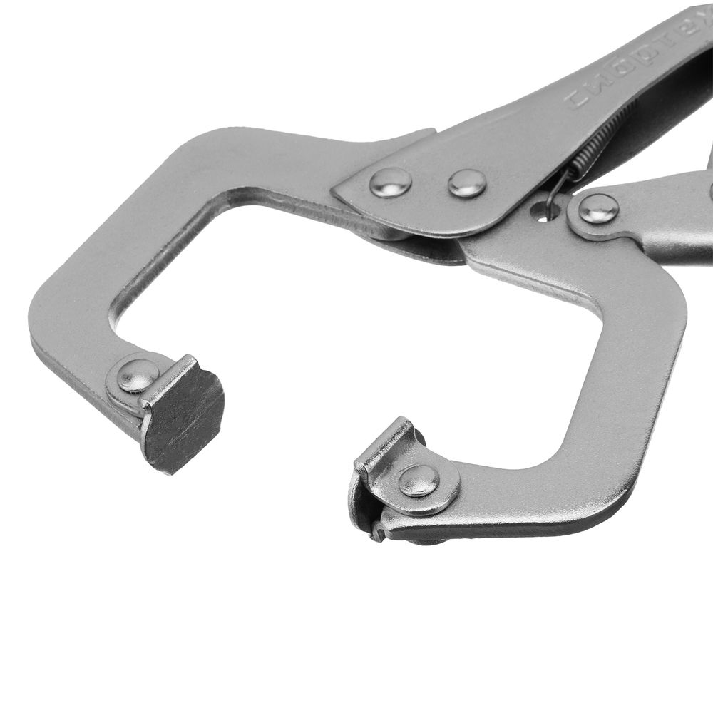 Зажим ручной, увеличенный захват, подвижные губки, 170 мм Сибртех (18425)