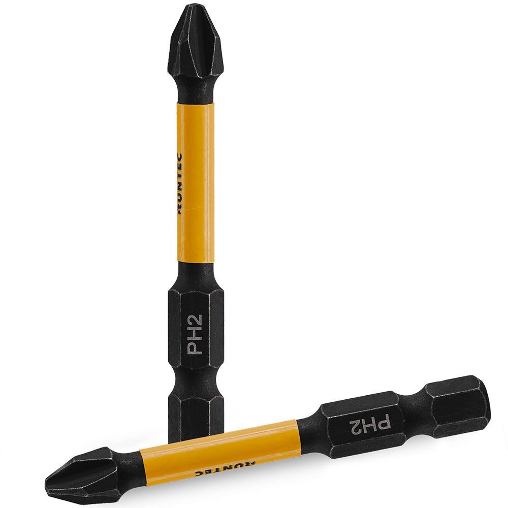 Бита ударная H6.35 57мм PH2 5шт. RUNTEC RT-IB57