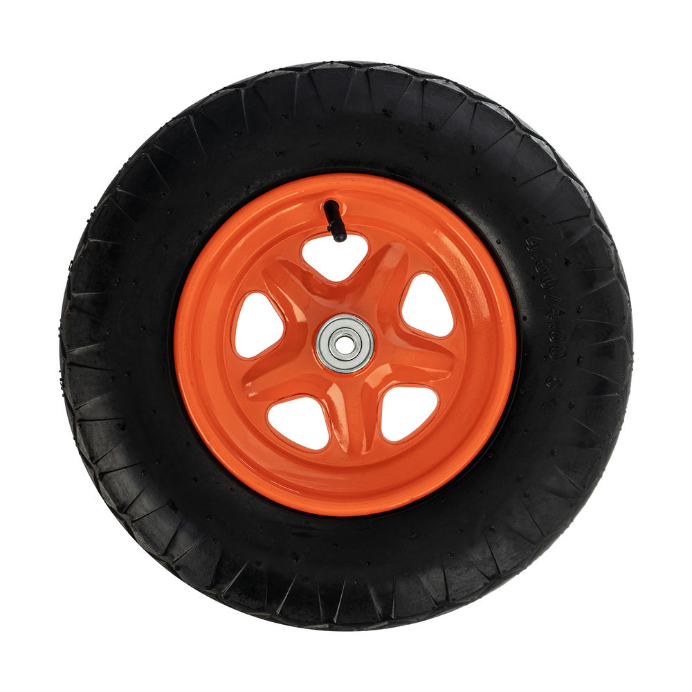 Колесо пневматическое «Звезда» 4.80/4.00-8 D380 мм, внутренний диаметр подшипника 12 мм, длина оси 90 мм Palisad (689475)