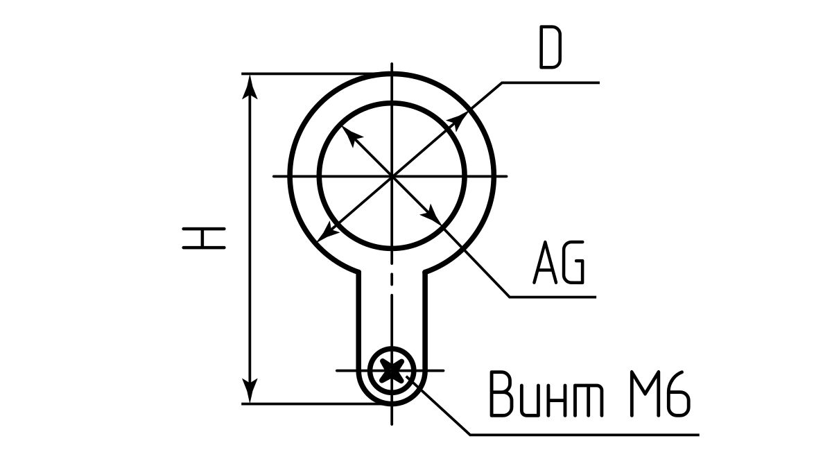 Кольцо заземления латунное КЗ-М16 (Fortisflex) (88654)