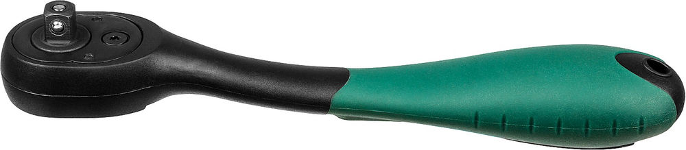 Трещотка 1/4, 72 зубца, пластиковое покрытие для торцовых головок KRAFTOOL 27796-1/4