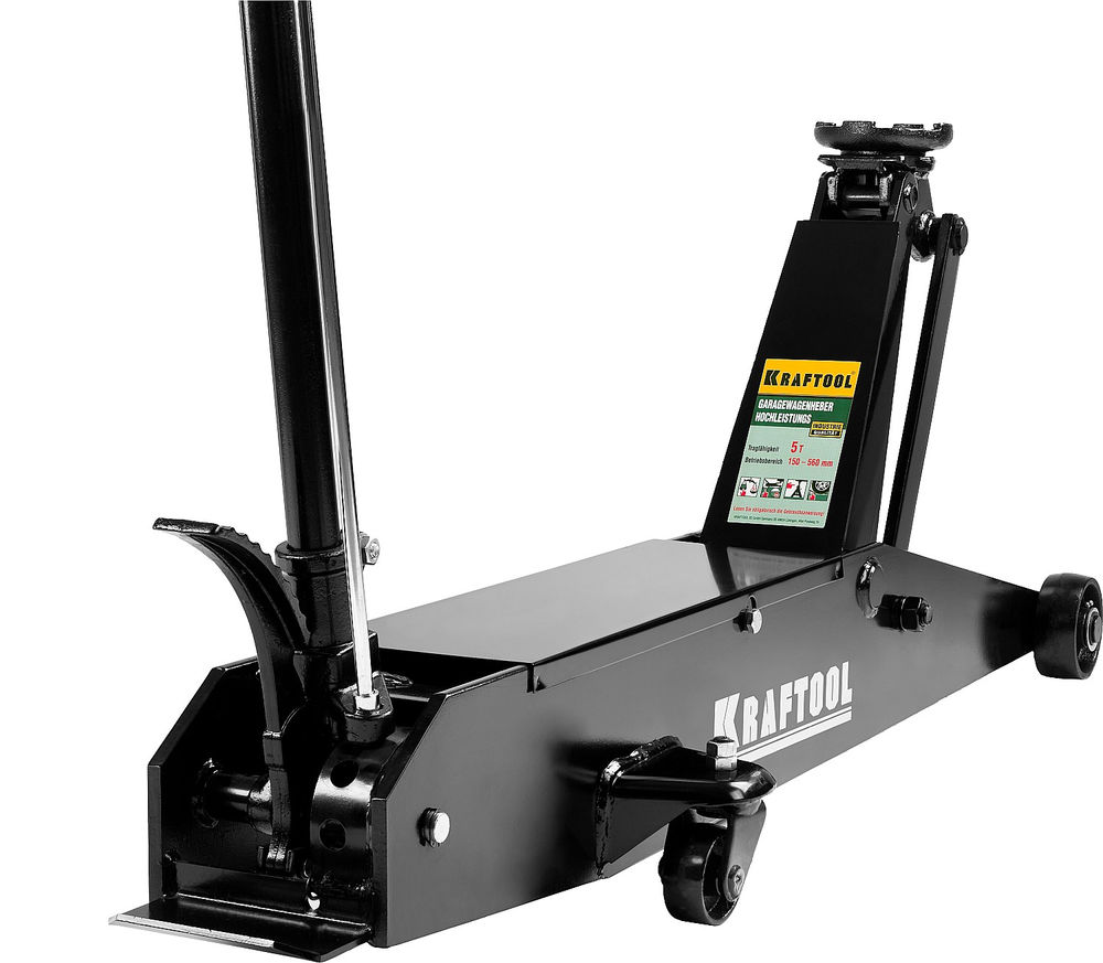 Домкрат подкатной 5 т, 150 - 560 мм для тяжелой техники KRAFTOOL 43455-5