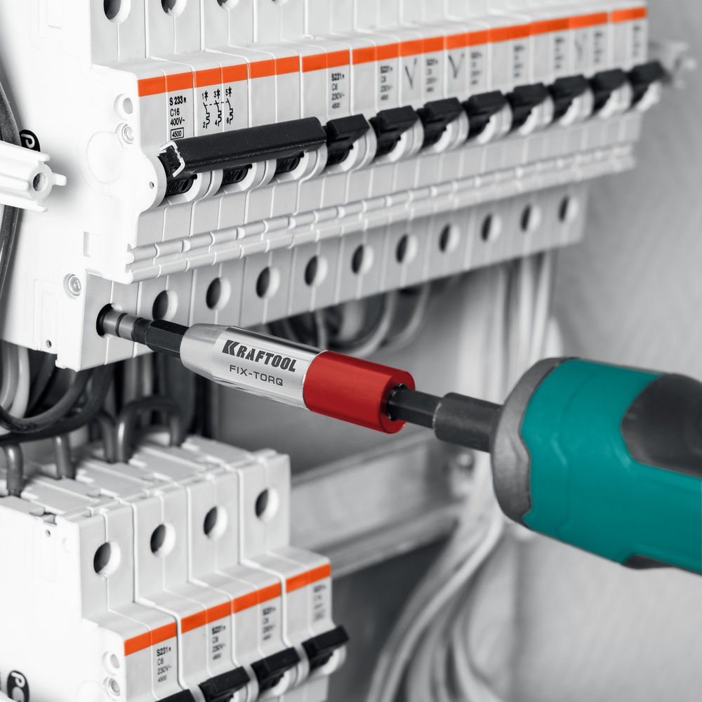 Динамометрический адаптер для бит FIX-TORQ, 4.0 Нм KRAFTOOL 64035-4.0