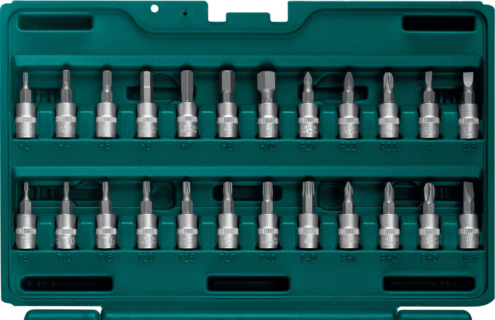 Набор инструмента универсальный 57 предм., (1/4) X-Drive KRAFTOOL 27885-H57