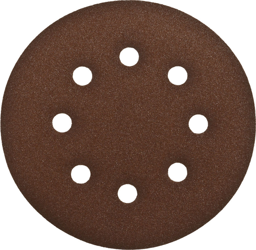 Круг шлифовальный Стандарт 150 мм, 6 отверстий, Р120, 5 шт ЗУБР 35350-150-120