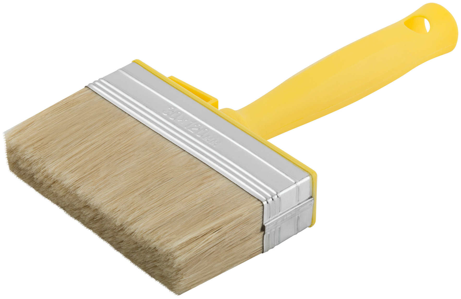 Макловица, натур.светлая щетина, пластиковый корпус, полая ручка, мини 30 х 120 мм (01643)