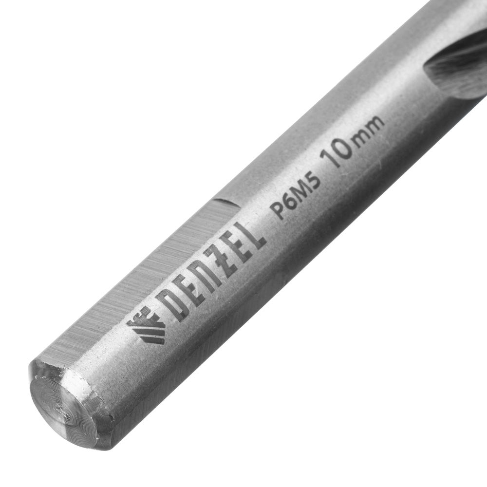 Набор сверл по металлу, 1-10 мм, Р6М5-TiN, Golden Tip, 19 шт Denzel (723003)