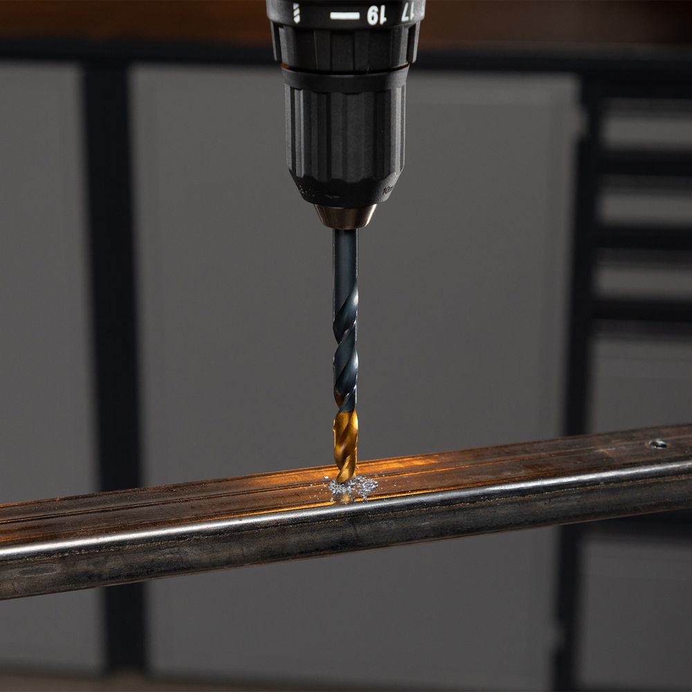 Набор сверл по металлу, 1-13 мм, HSS-Tin, Golden Tip, 25 шт Denzel (72323)