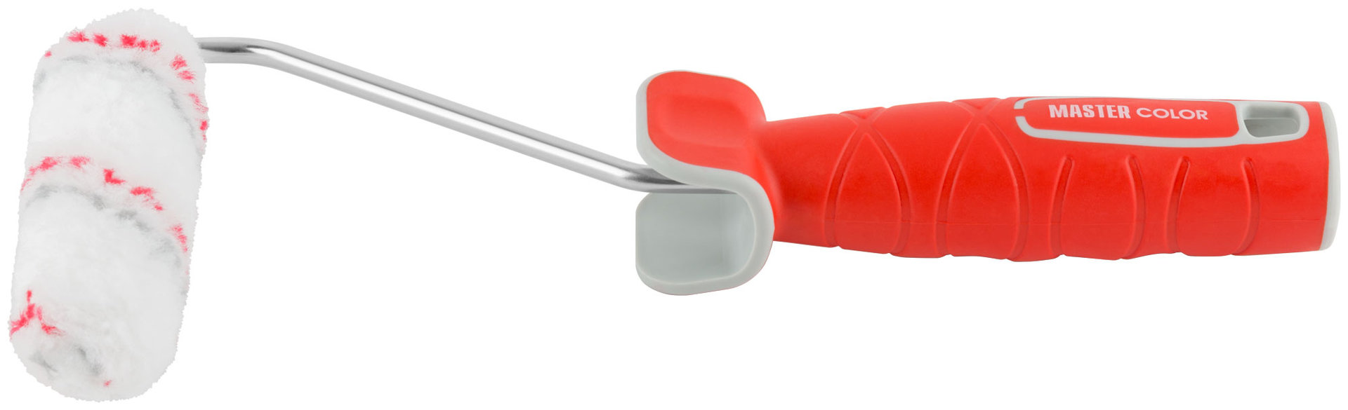 Ролик, ядро 15 мм, полиамид, ворс 12 мм, 2К-ручка 27 см, 100 мм (30-1067)