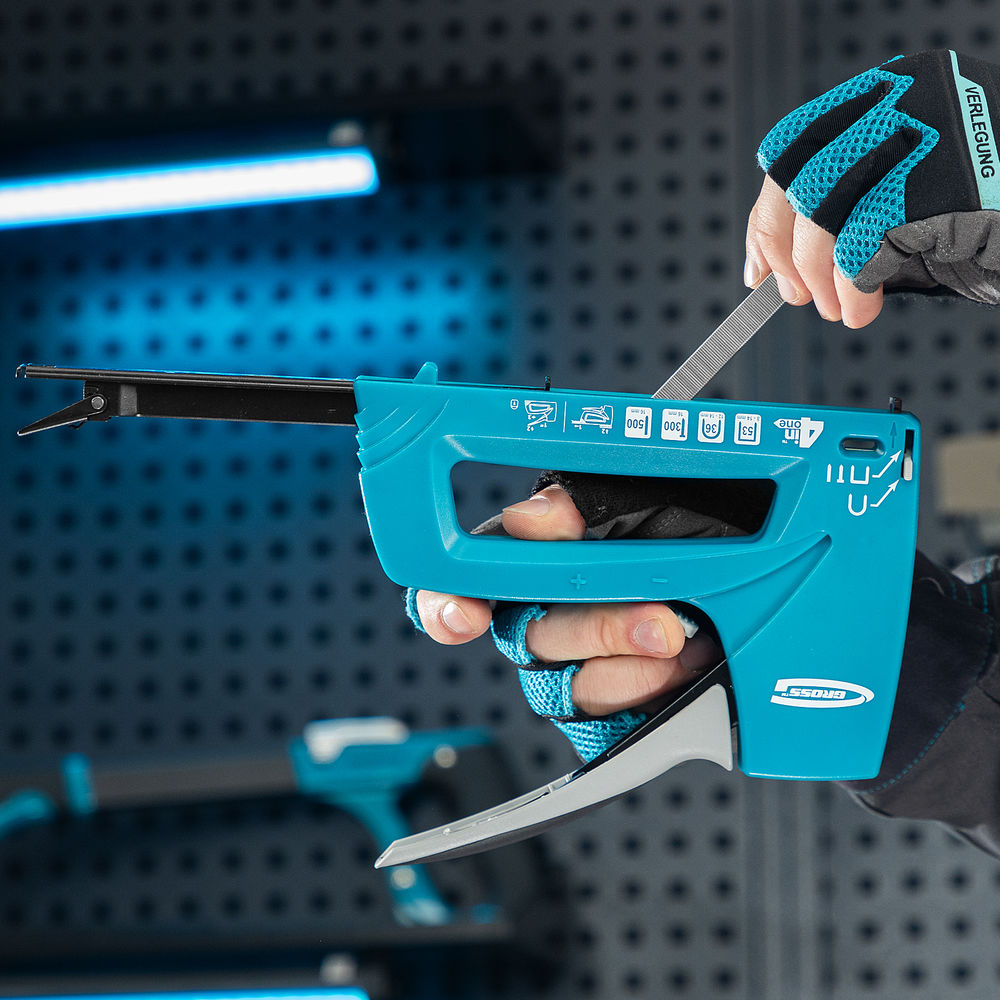 Скобы, 10 мм, для мебельного степлера, усиленные, тип 53, 1000 шт Gross (41710)