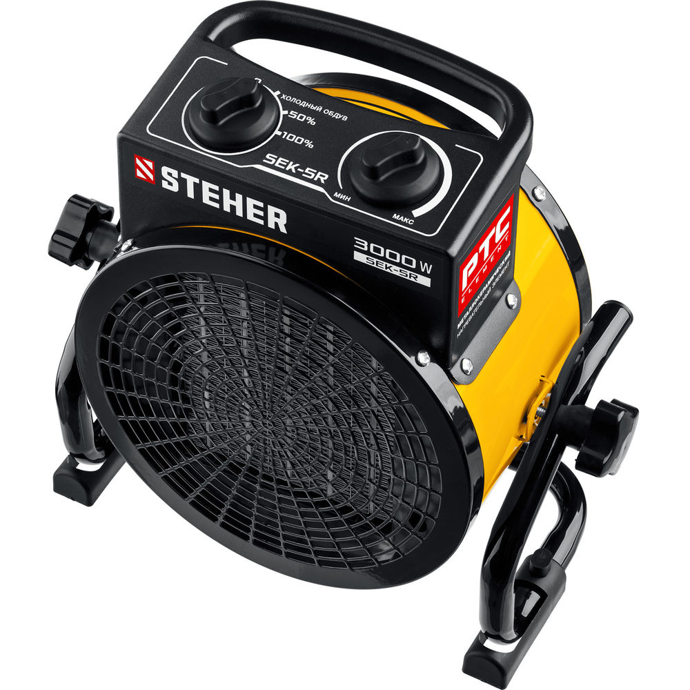 Пушка тепловая электрическая 3 кВт STEHER SEK-5R
