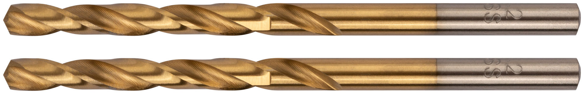 Сверла HSS по металлу, титановое покрытие, в блистере 4,2 мм (2 шт.) (34342)