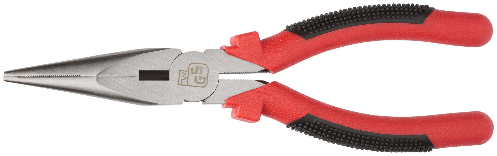 Тонконосы Стандарт, красно-черные пластиковые ручки, полированная сталь 200 мм (48300)