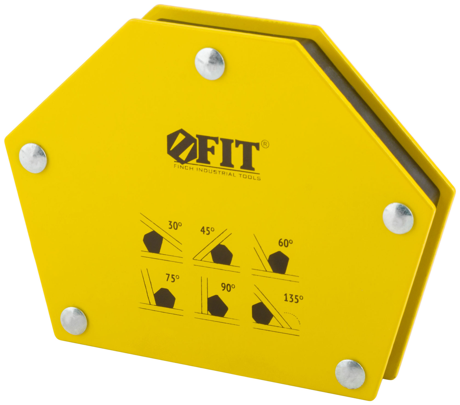 Угольник для сварки магнитный, тип шестигранник, усилие до 23 кг (81806)