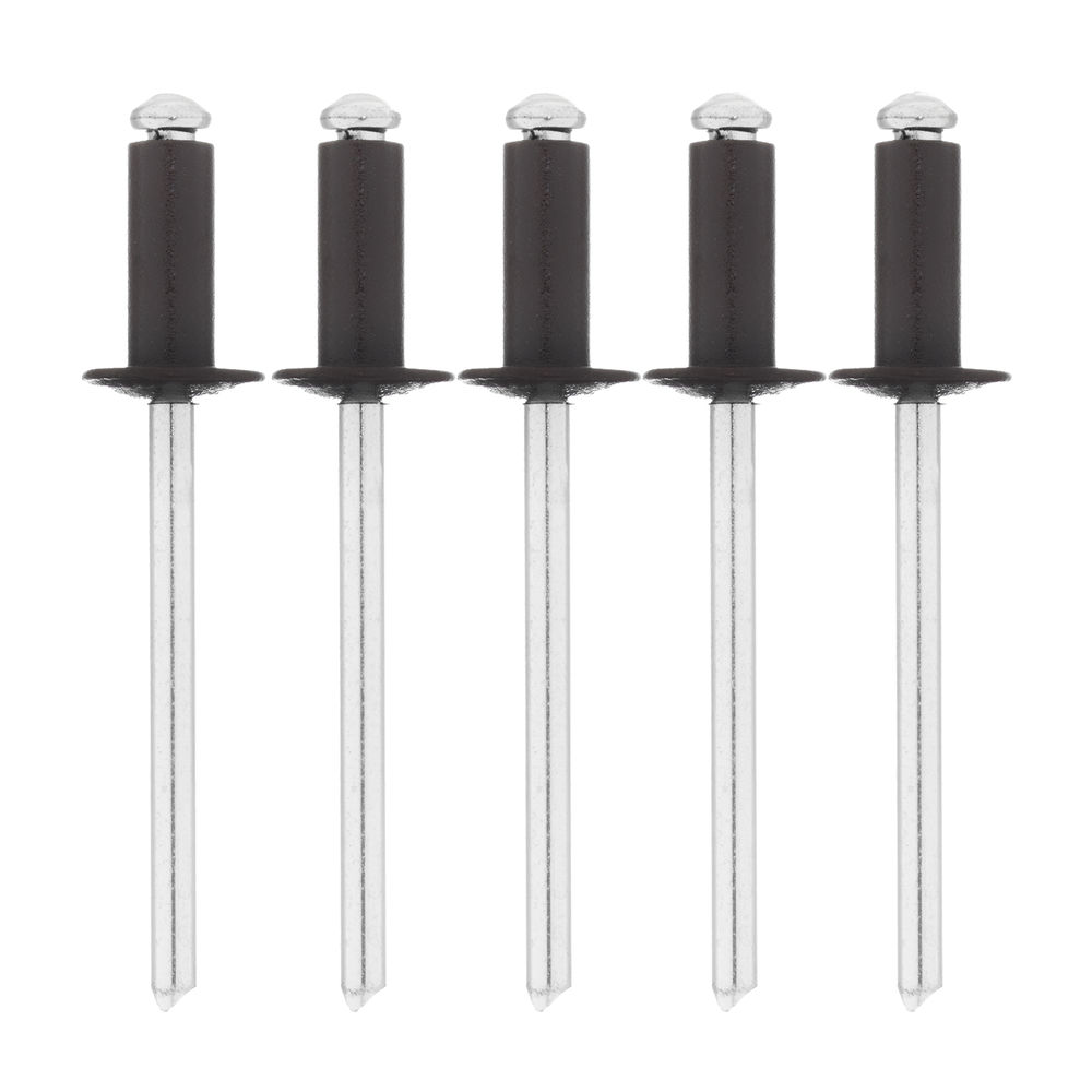 Заклепки 4.0 х 10 мм RAL 8017, темно-коричневый, 50 шт Matrix (40680)