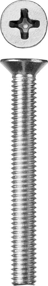 Винт с потайной головкой M6?55 мм DIN 965 кл. пр. 4.8 цинк 5 кг ЗУБР 303110-06-055